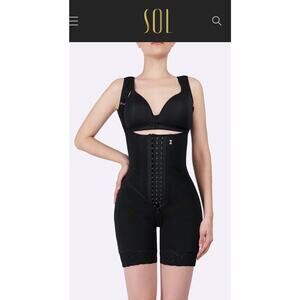 SOL Hourglass Full Body Shaper XS — Black — Excellent Condition